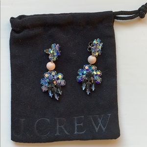 Brand new J Crew blue Chrystal earnings